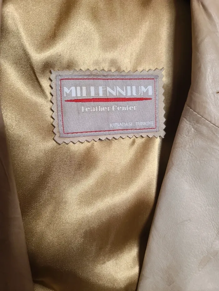 Splendide blouson cuir vintage - photo numéro 2