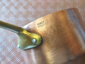 Casseroles en cuivre made in France