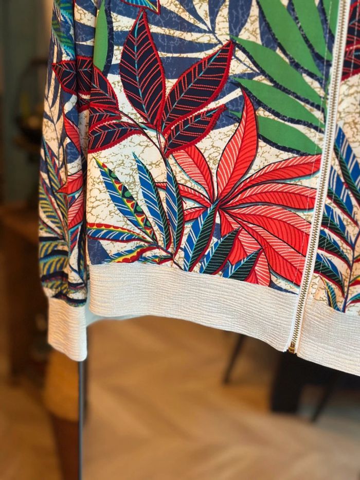 Veste bomber imprimé feuillage Vintage Love T.38 - photo numéro 2