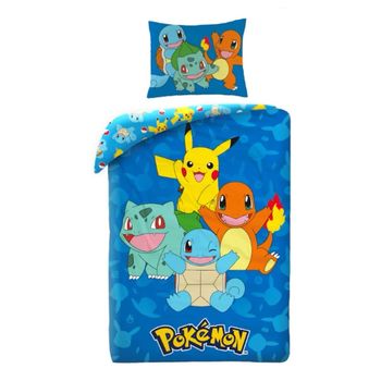 Housse de couette + Taie Pikachu - Pokémon - NEUF