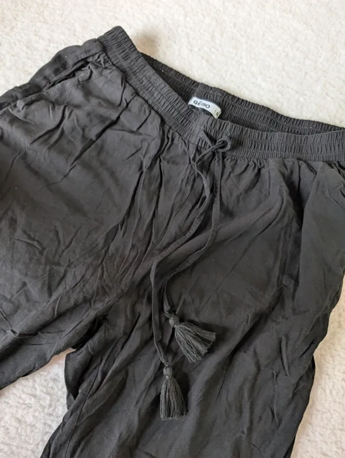 🖤 Pantalon noir léger Gemo - 36 - photo numéro 3