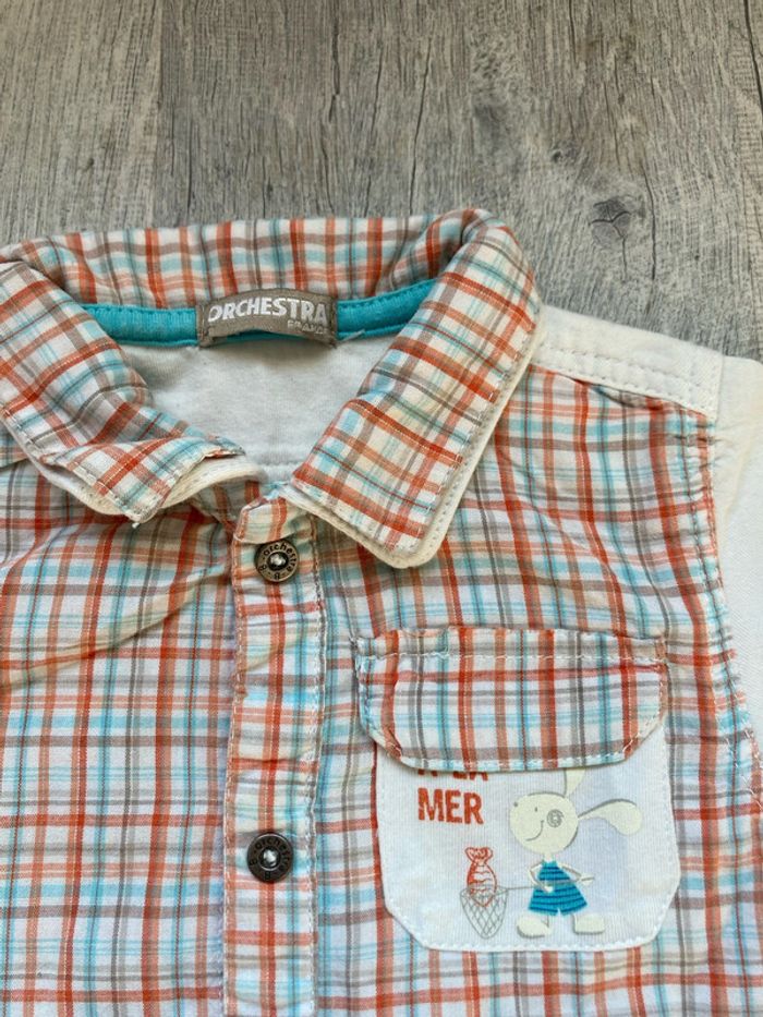 Lot 4 hauts manches courtes 12 mois - photo numéro 4