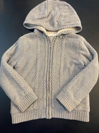 Veste en maille intérieur fourré 8 ans