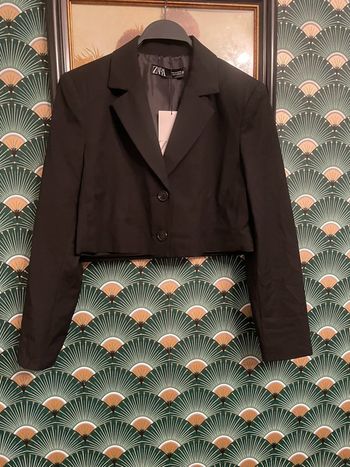 Veste blazer zara noir taille L collection 2023