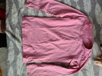 Sweat rose manche longue