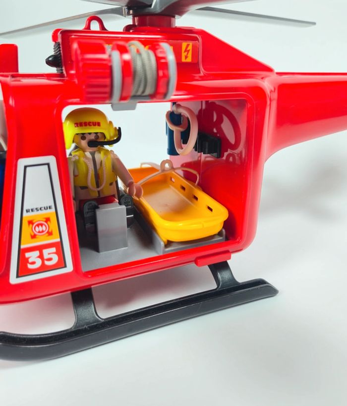 Playmobil Hélicoptère de pompiers et Bateau - photo numéro 11