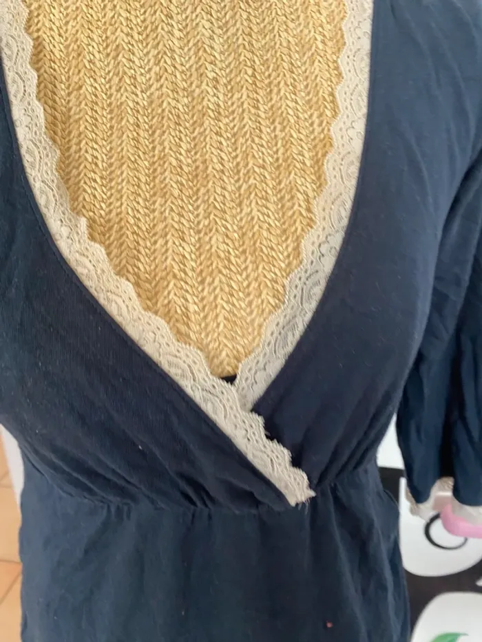 Robe de chambre maternité allaitement kiabi L - photo numéro 3