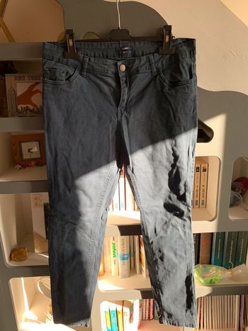 Jean bleu foncé slim kiabi