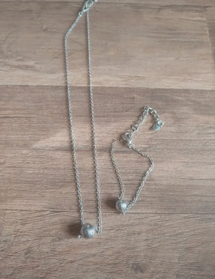 Collier + bracelet fantaisie