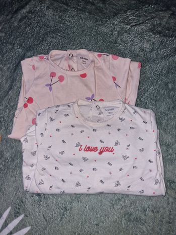 Lot 2 pyjamas kiabi 