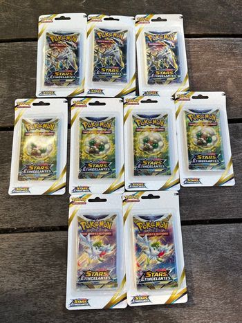 Lot 9 blisters Stars Étincelantes EB9