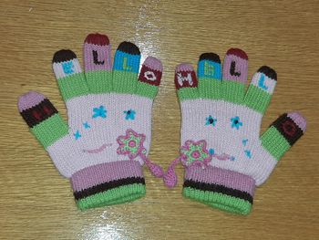 Gants fille multicolores 5-8 ans