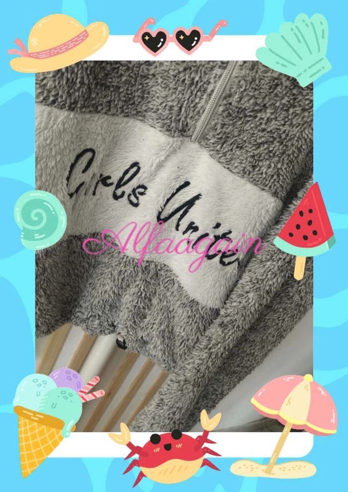 Pull pilou gris 8/10ans - photo numéro 7