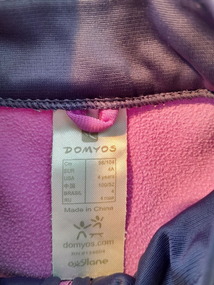 ​Veste Zippée Domyos (Decathlon) pour Gymnastique/Sport (4 Ans / 98-104 cm) - photo numéro 4