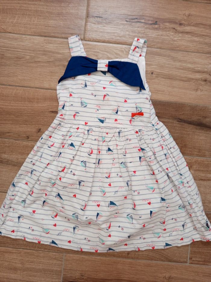 Robe marinière imprimé bateaux/coeurs Sergent Major 7 ans - photo numéro 8