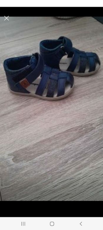 Chaussure été  semelle cuir