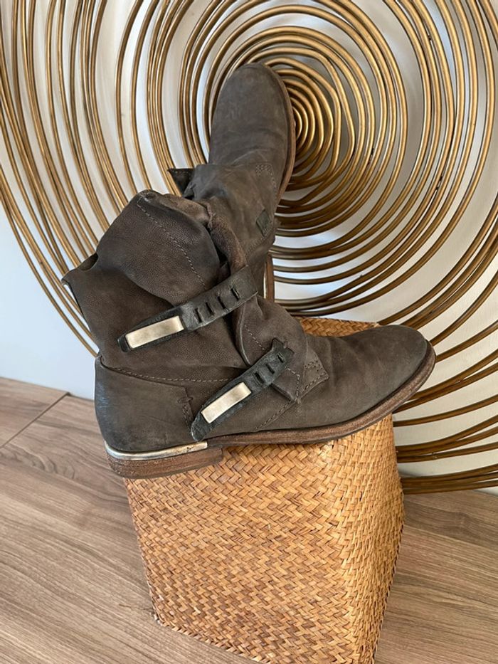 Bottines en cuir Airstep T38