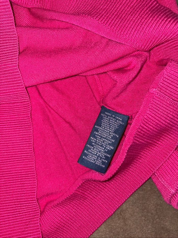 Pull rose Ralph Lauren sport femme taille L en bon état - photo numéro 4