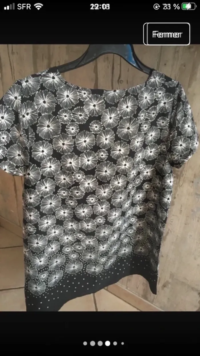 Magnifique blouse en 42 excellent état de chez Blanche porte - photo numéro 4