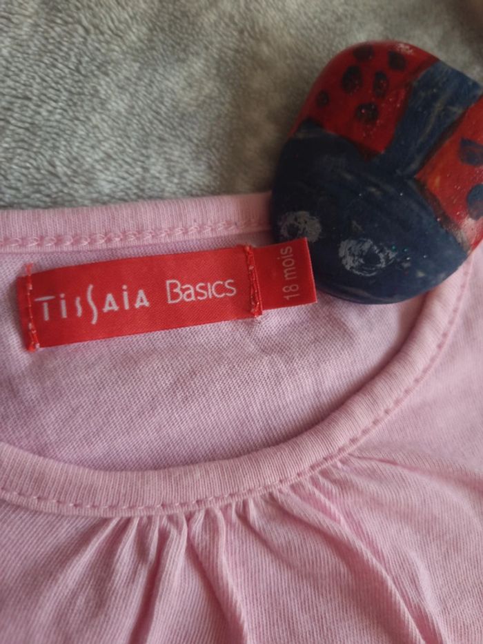 T-shirt rose manche courte motif fruit - photo numéro 3