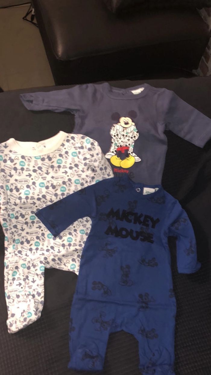 Lot de 3 pyjamas Disney
