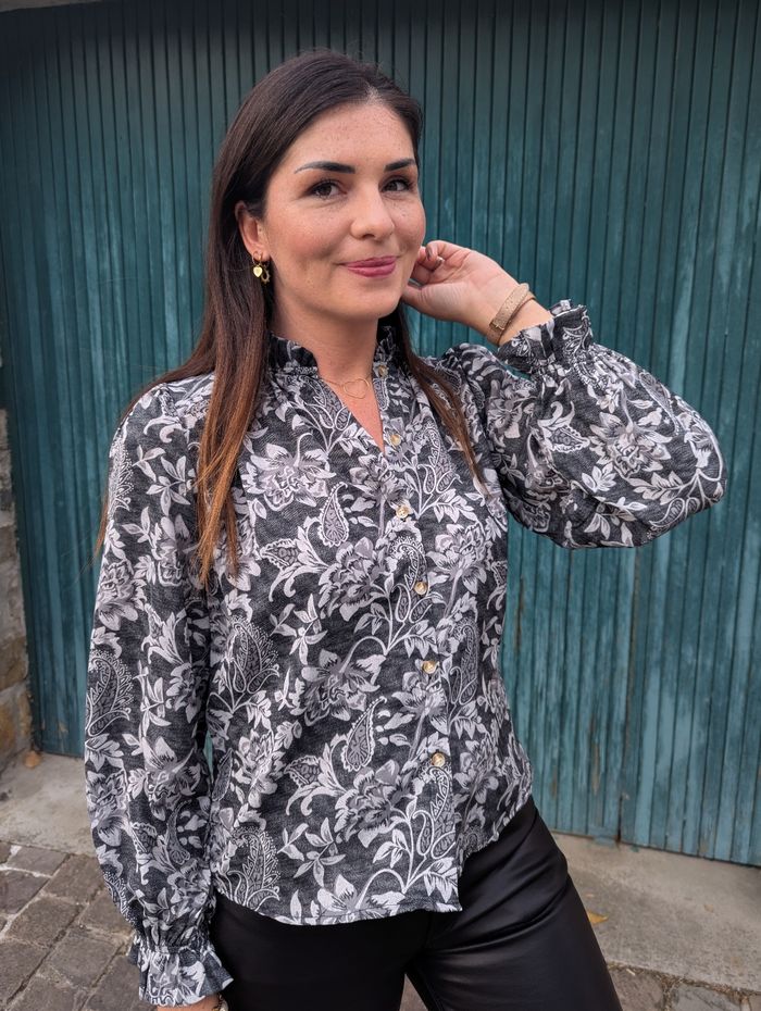 Blouse fluide fleurie Bénodet gris
Taille S/M - photo numéro 3