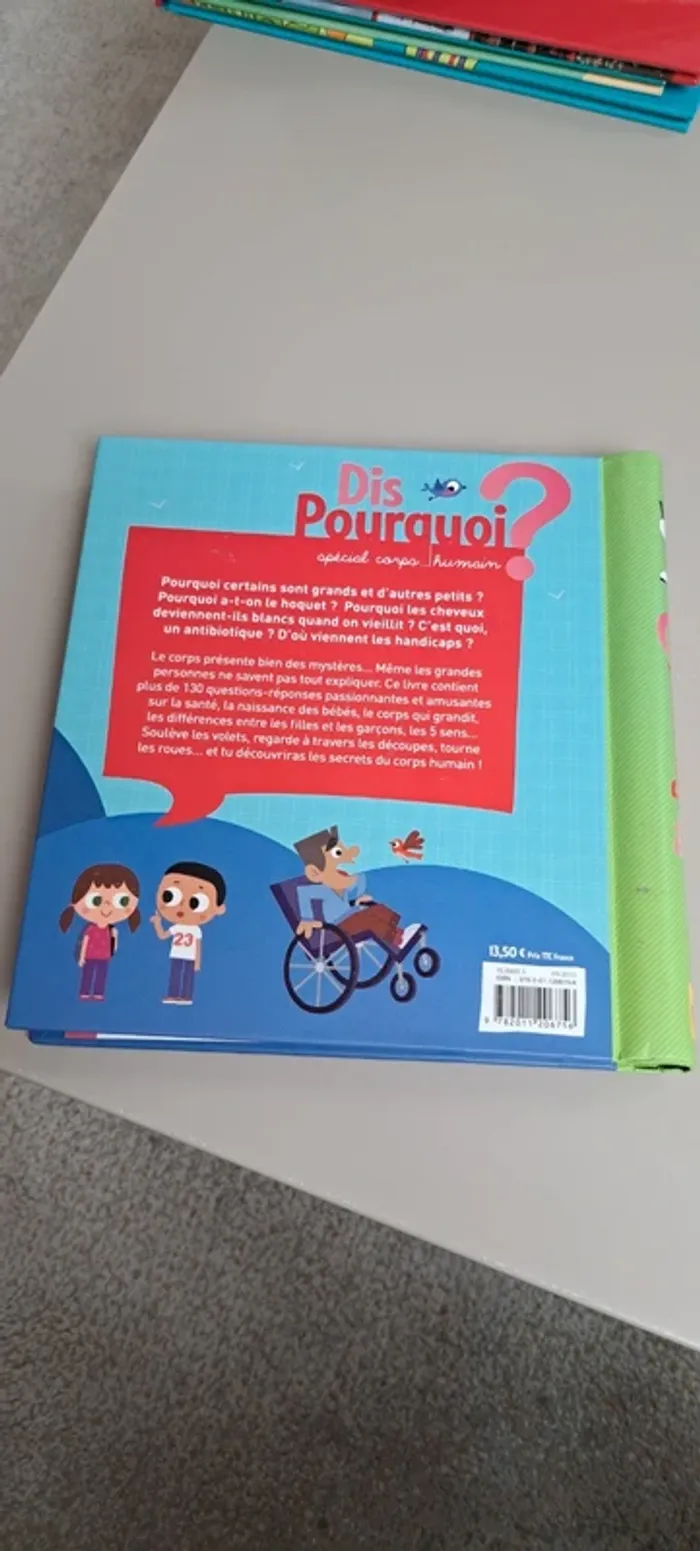 Livre Dis Pourquoi, corps humain,  neuf - photo numéro 4
