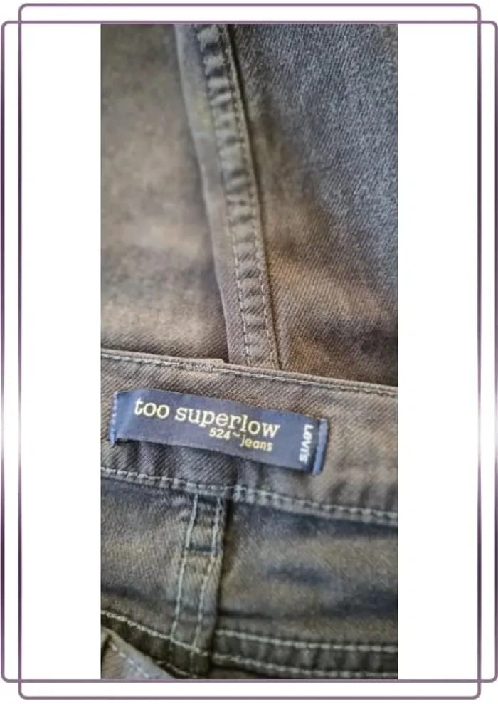 Jean Levis Strauss superlow 524 ,coupe slim ,taille basse ,extensible - photo numéro 6