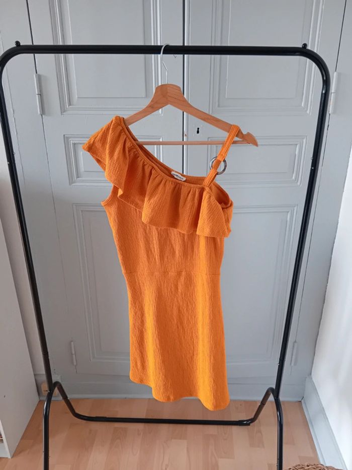 Robe d'été jaune moutarde - Cache-cache -