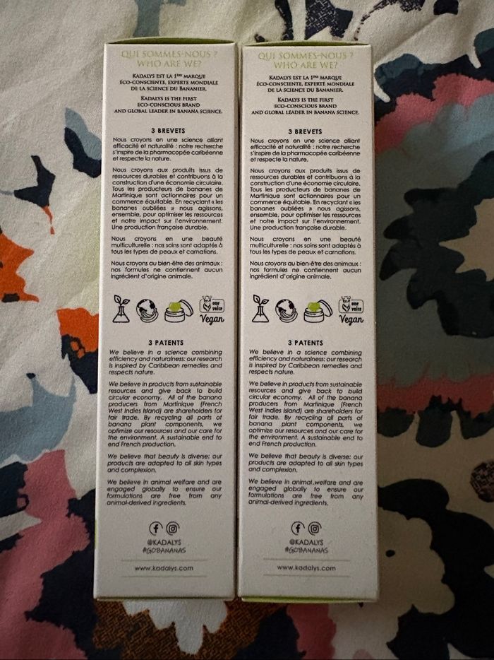Lot de 2 crèmes visage Kadalys - photo numéro 2