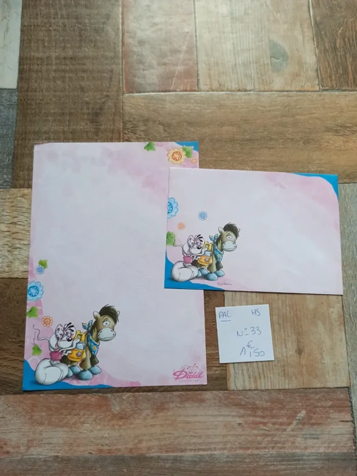 Papier à lettre Diddl hors série 33 1,50€