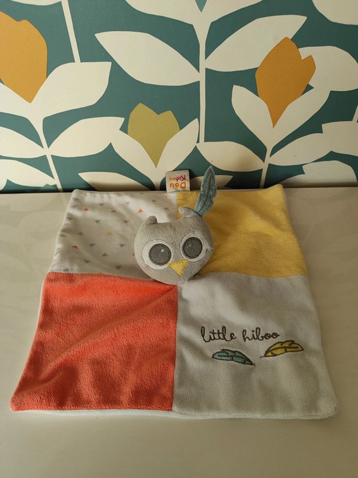 Doudou plat hibou doukidou