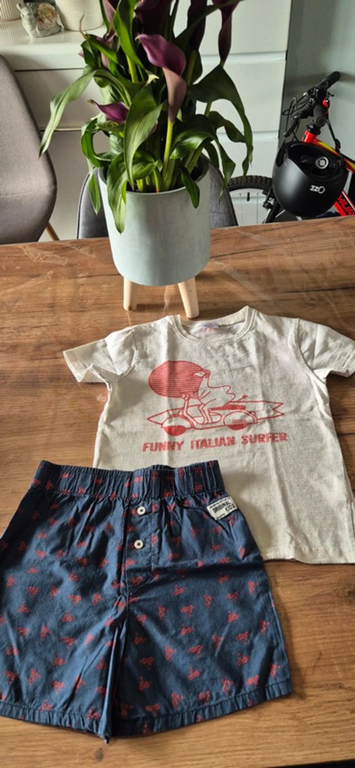 Pyjama short tape à l'œil 6 ans