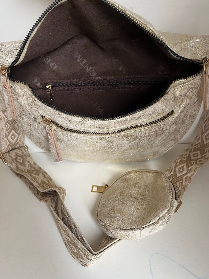 Sac banane bandoulière toile - photo numéro 5