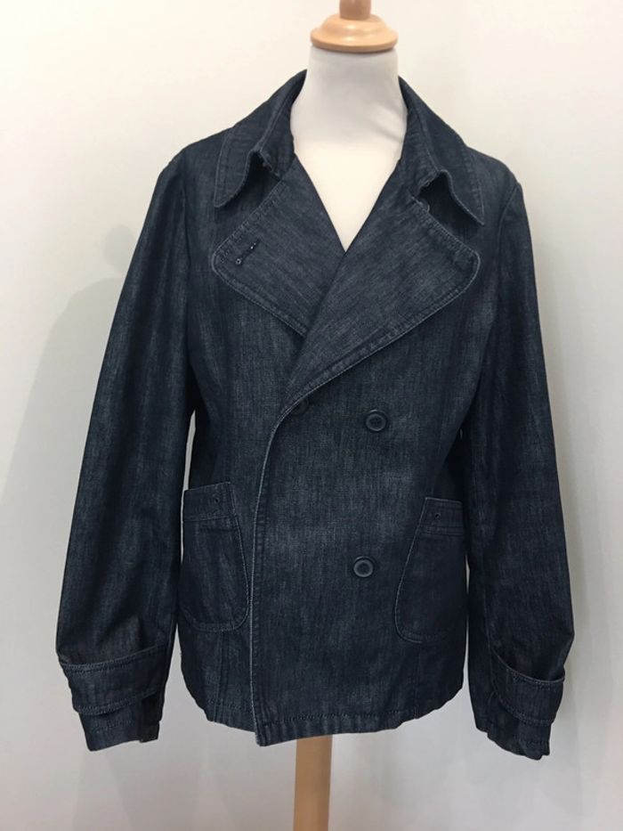 Veste en jean doublée - Bleu123 - T.42