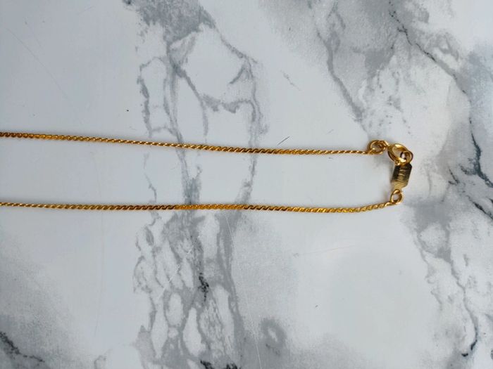 Collier fleur doré - photo numéro 14