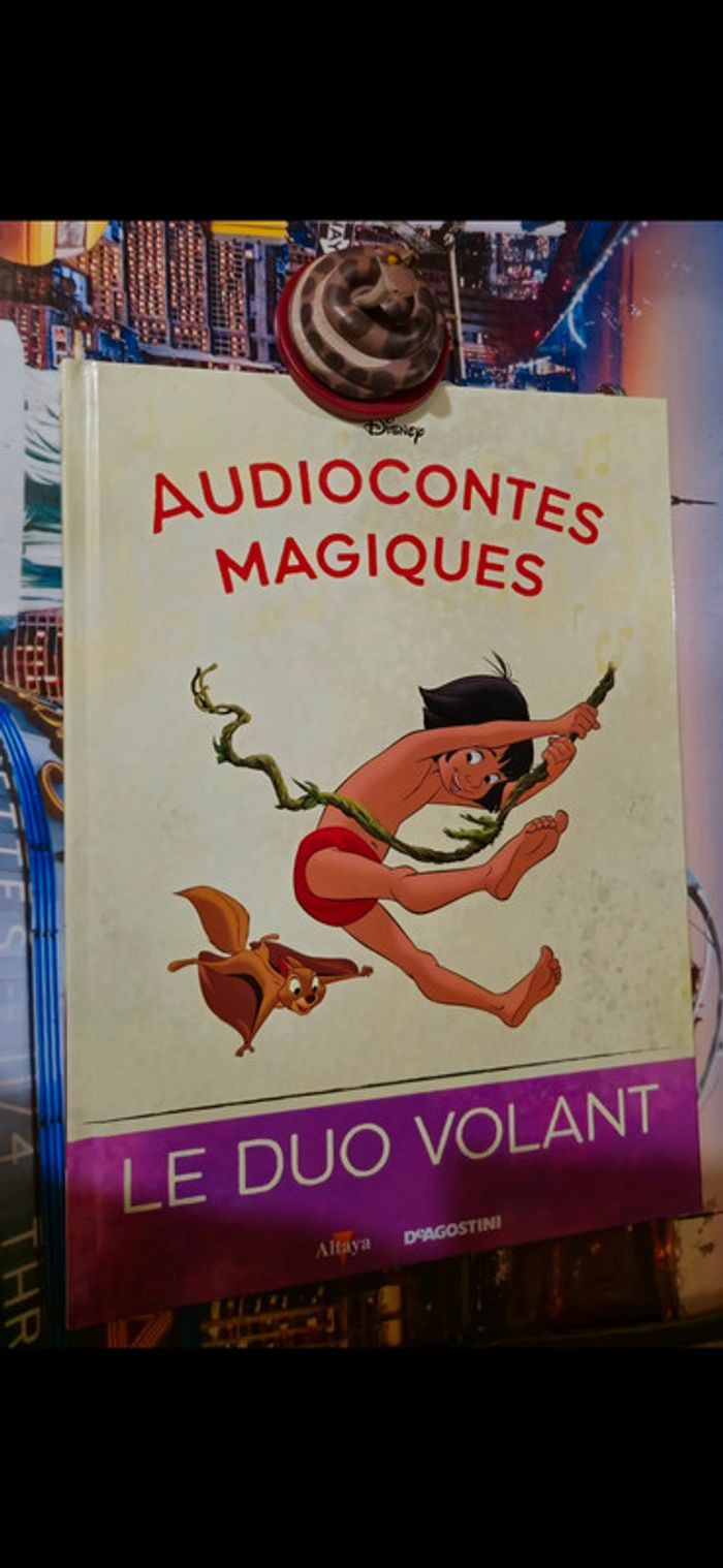 Livre et figurine 108 des audiocontes Magiques altaya audio conte audio compte disney