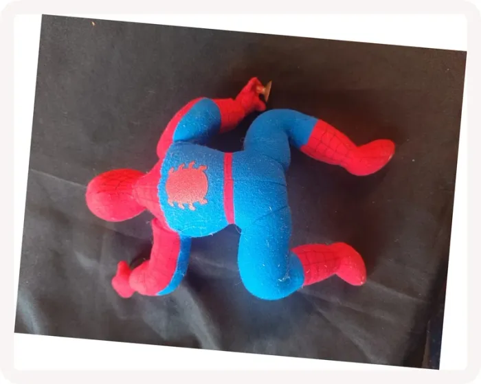 Peluche a ventouse spiderman vintage - photo numéro 2
