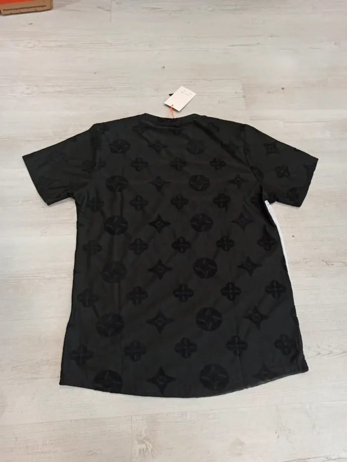 Tee shirt gris noir et blanc homme xl - photo numéro 2