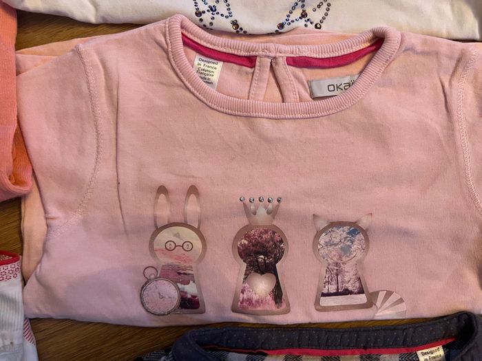 Vend lot de 18 vêtements fille okaidi 3 ans très bon état - photo numéro 4