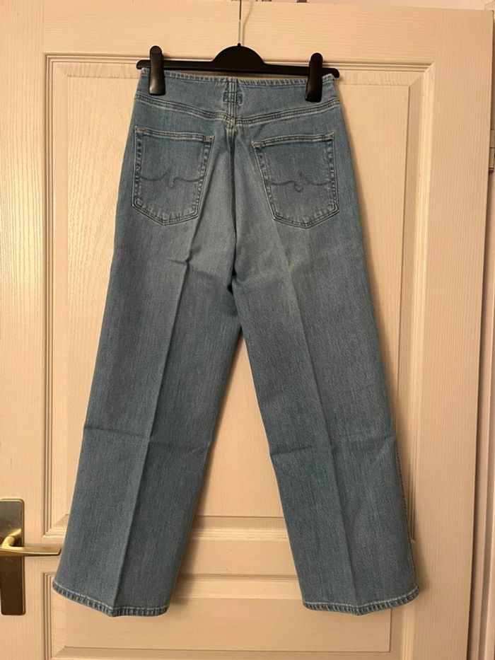 Jean jambes larges taille 27 marque adriano goldschmied Bleu clair - photo numéro 3