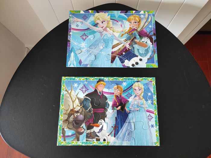 Lot de 2 puzzles – Reine des Neiges – 12 pièces – 3 ans - photo numéro 3