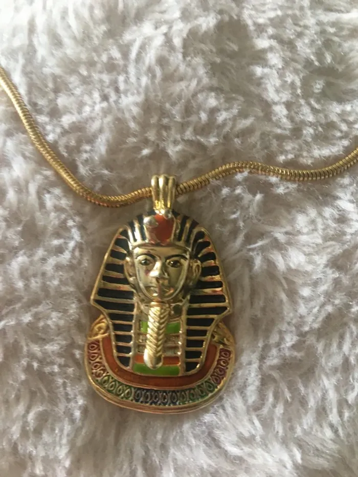 Collier pendentif pharaon - photo numéro 3