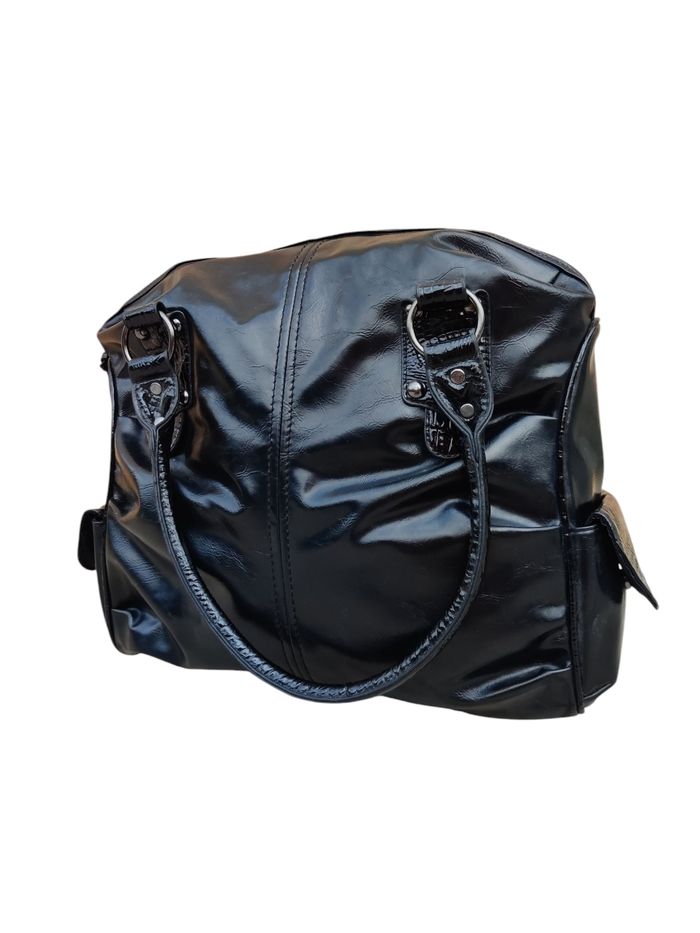Sac à main femme cuir vintage 2009 porté épaule - neuf - photo numéro 3