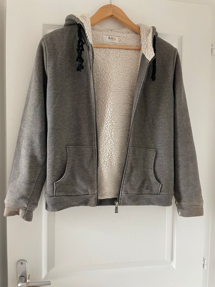 Veste/gilet gris chaude