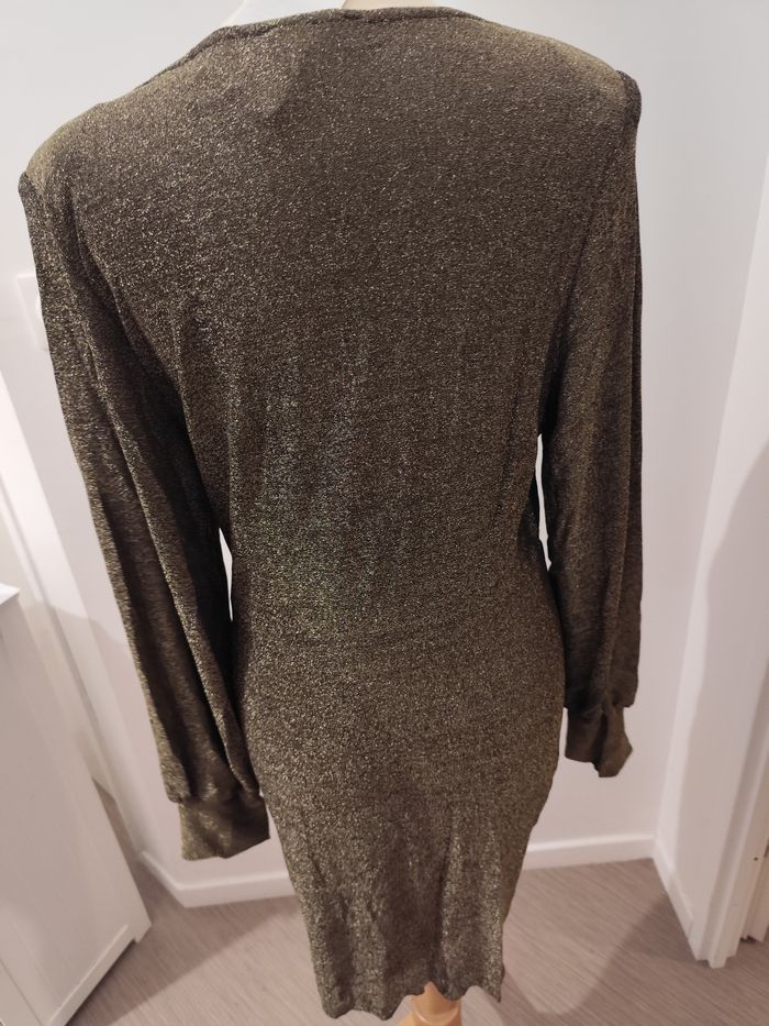 Robe pailleté or - photo numéro 2