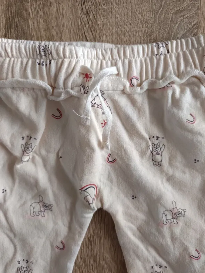 Ensemble beige Winnie l'ourson bébé 1 mois Disney Baby - photo numéro 8