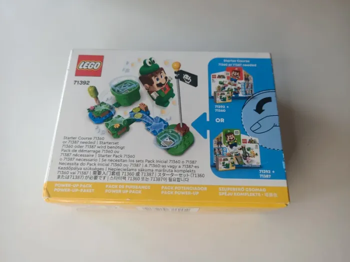 Lot de 2 boîtes lego super Mario set 71416 lava wave ride & 71392 Mario grenouille - photo numéro 3