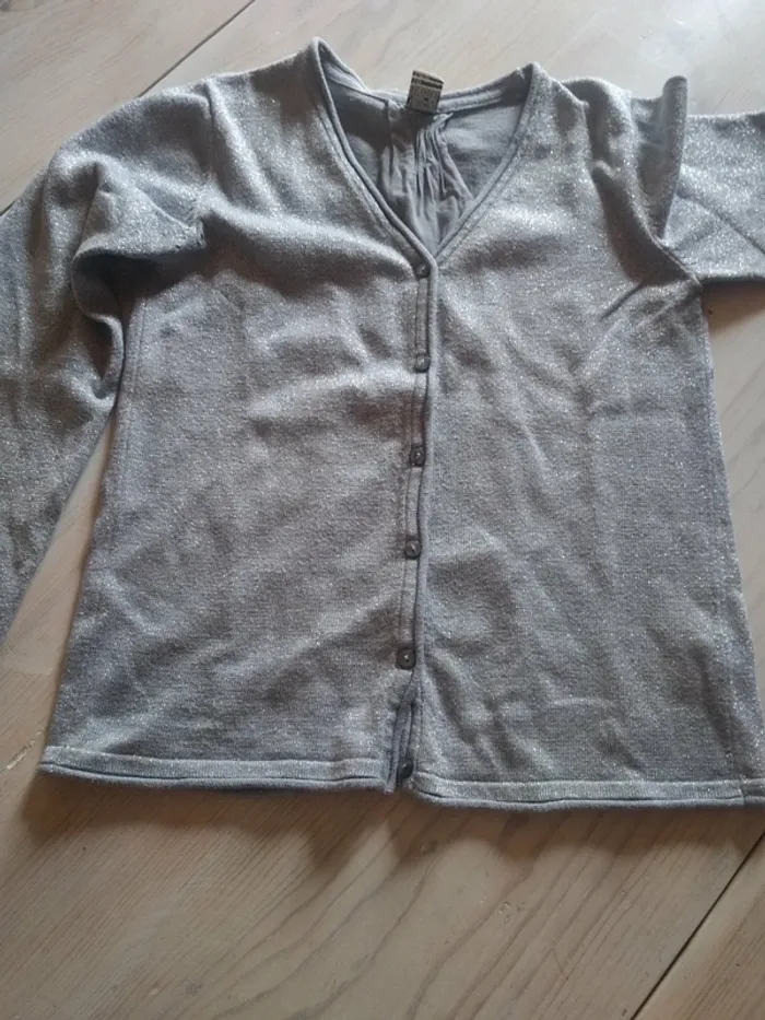 Gilet Manches Longues Fille Pailletés
