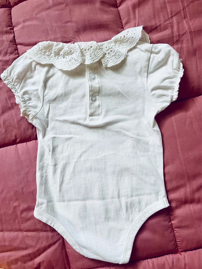 Body crème avec col-Kiabi-taille 3 mois - photo numéro 3